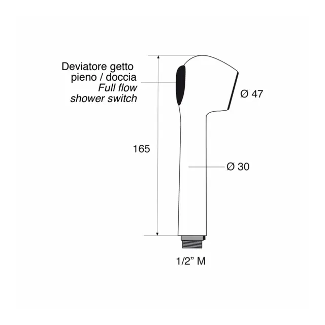 BARKA MD7551 Blandebatteri uttrekkbart munnstykke - 1,5m slange 