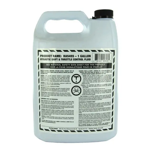 TELEFLEX Hynautic Glycol væske 1 Gallon Glycol til hynautic styresystem Ha5455 