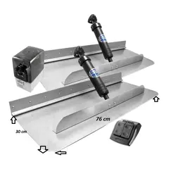 BENNETT&#160;Trimplan Elektro hydraulisk Komplett kit - 28 til 34 fot