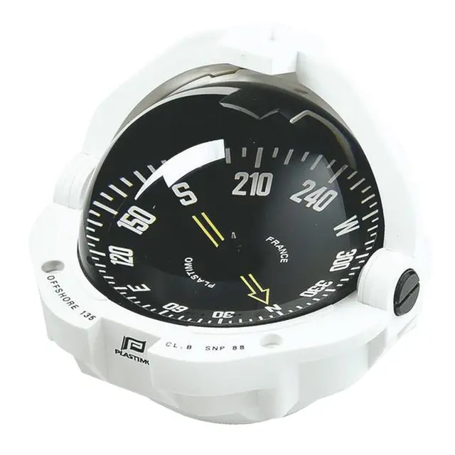 PLASTIMO Compass Plastimo Offshore 135 hvit svart flat rose 