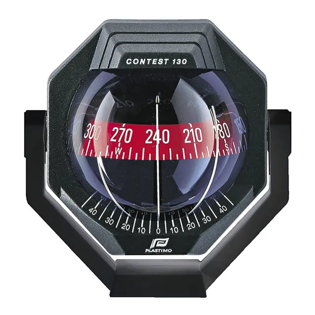 PLASTIMO Compass Plastimo Contest 130 sort rød rose brakett montert 