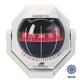 PLASTIMO Compass Plastimo Contest 130 hvit r&#248;d rose brakett montert
