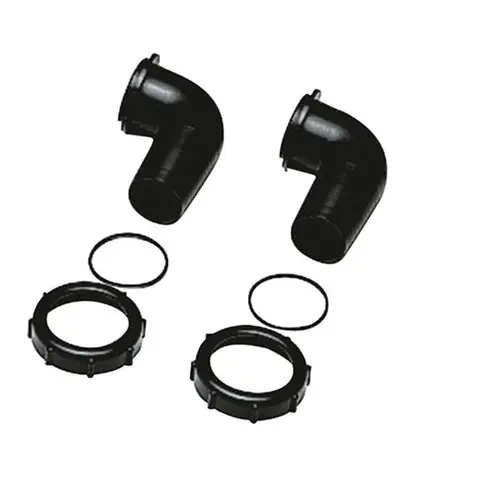 PLASTIMO Tilkoblinger, 90 grader for lensepumpe 11722
