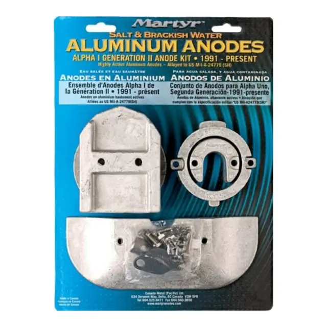 QUICKSILVER Anodekit Alpha 1 Gen. II Komplett anodekit 