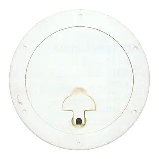 BOMAR Inspeksjonsluke, Hvit &#216;10&quot; (318mm) # 844w - u/hengsel - synlig flens