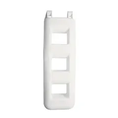 PLASTIMO Trinnskjerm 3-trinns 75cm hvit Stegfender 3-stegs 75cm vit