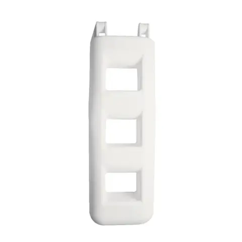 PLASTIMO Trinnskjerm 3-trinns 75cm hvit Stegfender 3-stegs 75cm vit 