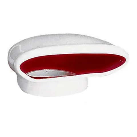 PLASTIMO Reservehette rød, bred, (75 mm) klipsfeste 
