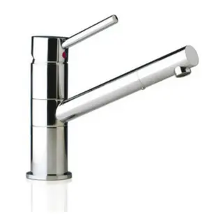 BARKA MY1820 Blandebatteri ettgreps - svingbar - forkrommet messing