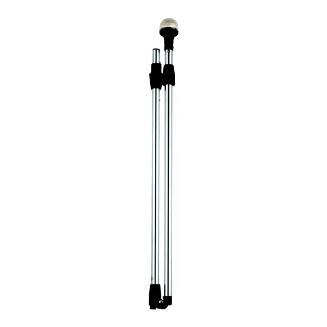 ATTWOOD Lanternemast - 122 cm rundtlysende 360° - halogen - brettbar 