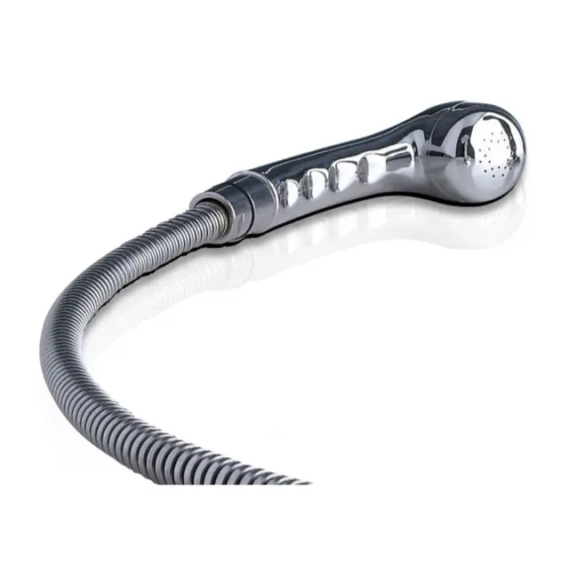BARKA Cockp.dusj DS1001 forkrommet - 1,5m slange - av/på byter 