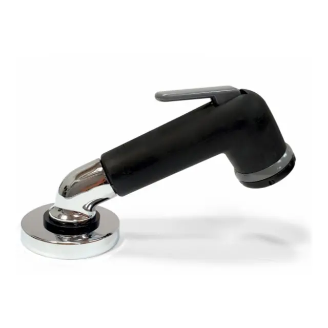 BARKA DS0241 Hånddusj / Cockpitdusj sort - 1,5m krom slange - av/på bryter 