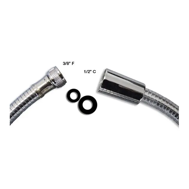 BARKA Dusj m/stang - SQ1901-00 firkantet - 1,5m slange 