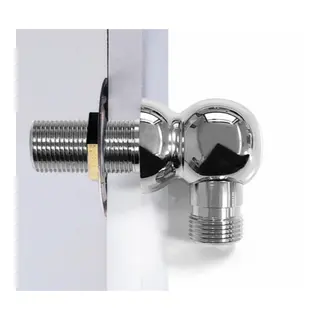 BARKA&#160;BG0038 Slangetilkobling 3/8&quot; Vegg albue med 3/8 - 3/8 tilkobling