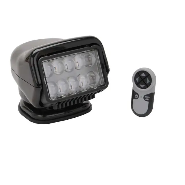 GOLIGHT STRYKER Lyskaster LED 12V, sort Søkelys m/ trådløs kontroll 