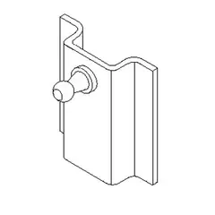 ATTWOOD SL30 Gassdemperbrakett 10 mm kule