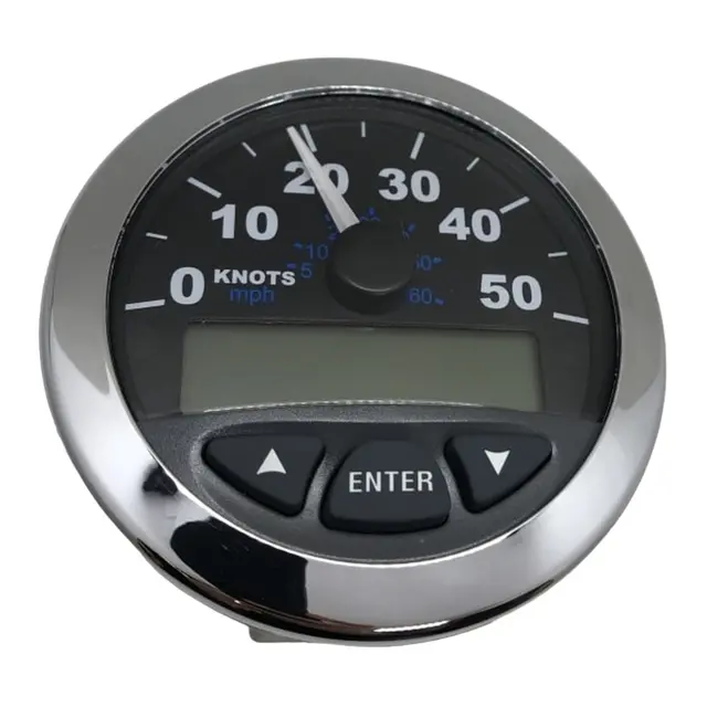 VEETHREE Matrix Speedometer, 50 knop analog/elektronisk- LCD disp - NMEA2000 