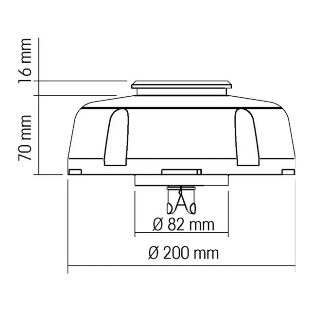 PLASTIMO Cool'n Dry gullblå 210mm (95mm) Cool´n Dry dorade blå 210mm (95mm) 