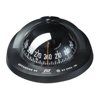 PLASTIMO Compass Plastimo Offshore 95 flush svart svart konisk rose