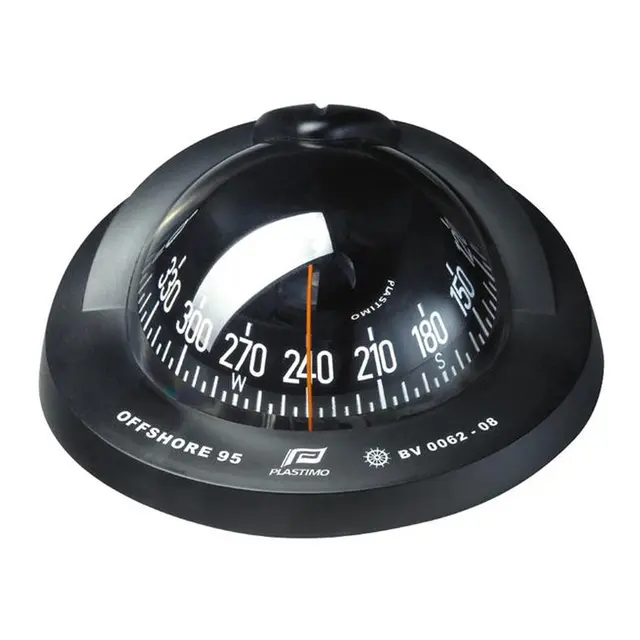 PLASTIMO Compass Plastimo Offshore 95 flush svart svart konisk rose 