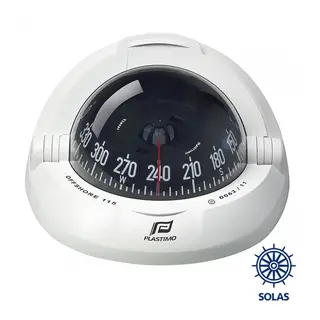 PLASTIMO Compass Plastimo Offshore 115 hvit svart konisk rose