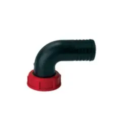 PLASTIMO Slangenippel 90&#176;, innv. 1&#189;&quot; x 38 mm slange