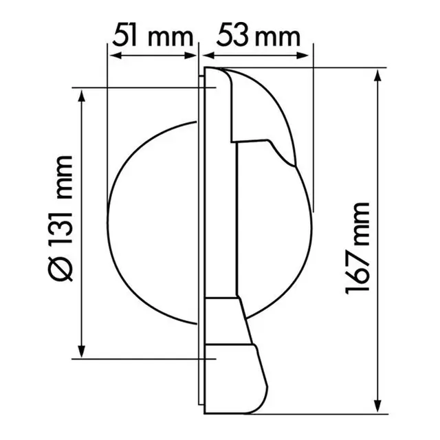 PLASTIMO Compass Plastimo Contest 101 gr hvit rød rose 10-25 