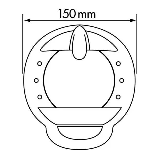 PLASTIMO Compass Plastimo Contest 101 gr hvit rød rose 10-25 
