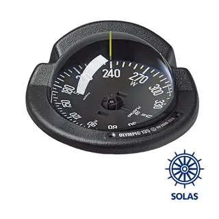 PLASTIMO Compass Plastimo Olympic 135 &#197;pen svart svart flat rose