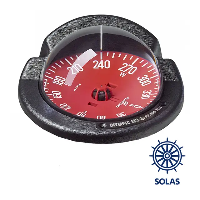 PLASTIMO Compass Plastimo Olympic 135 Åpen svart rød flat rose 