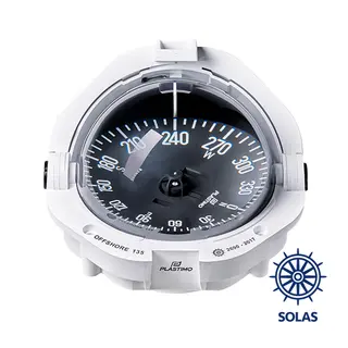 PLASTIMO Compass Plastimo Offshore 135 hvit svart flat rose