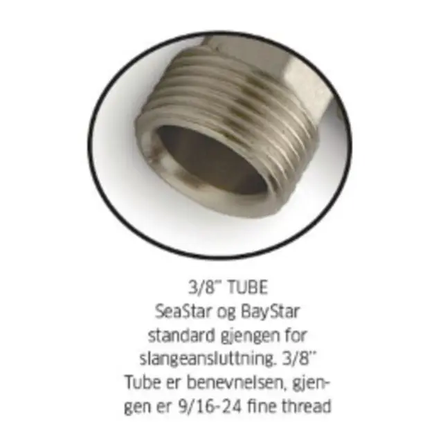 TELEFLEX T-Fittings, for 3/8" / 9,5mm HF5530 