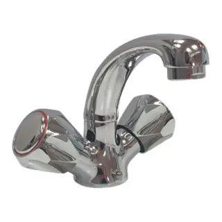 BARKA MF3000 Blandebatteri 2 greps - forkrommet messing - 3/8&quot; BPS