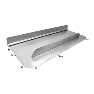 BENNETT L&#248;st trimplan, 30 x 12&quot; 1stk, m/hengsle, sylinderfeste og skruer