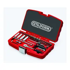 CETAFORM Pipesett 1/4&#39;&#39; 50 deler Metrisk