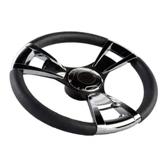 GUSSI Ratt, modell 013 &#216;35cm - sort m/chrome nav