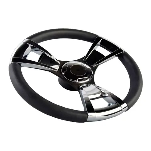 GUSSI Ratt, modell 013 &#216;35cm - sort m/chrome nav