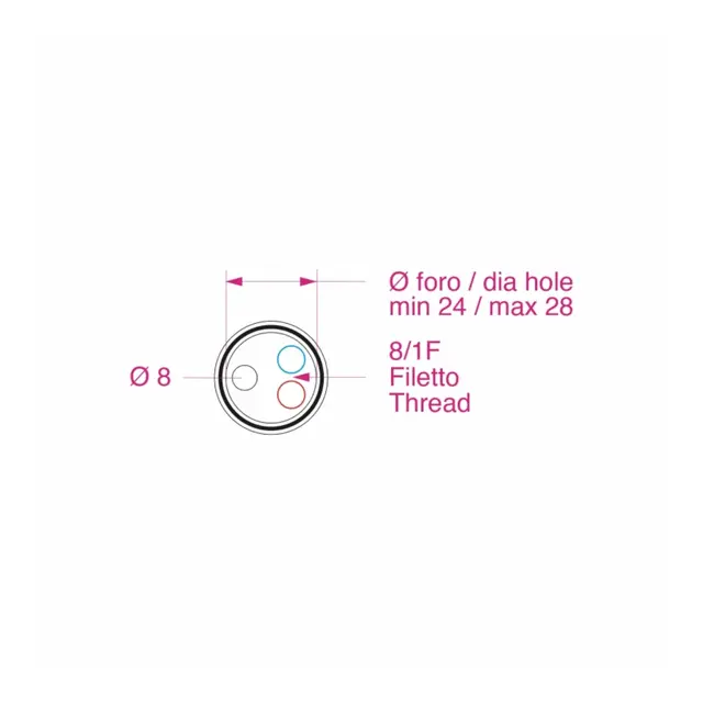BARKA MY1600 Blandebatteri ettgreps - forkrommet messing 