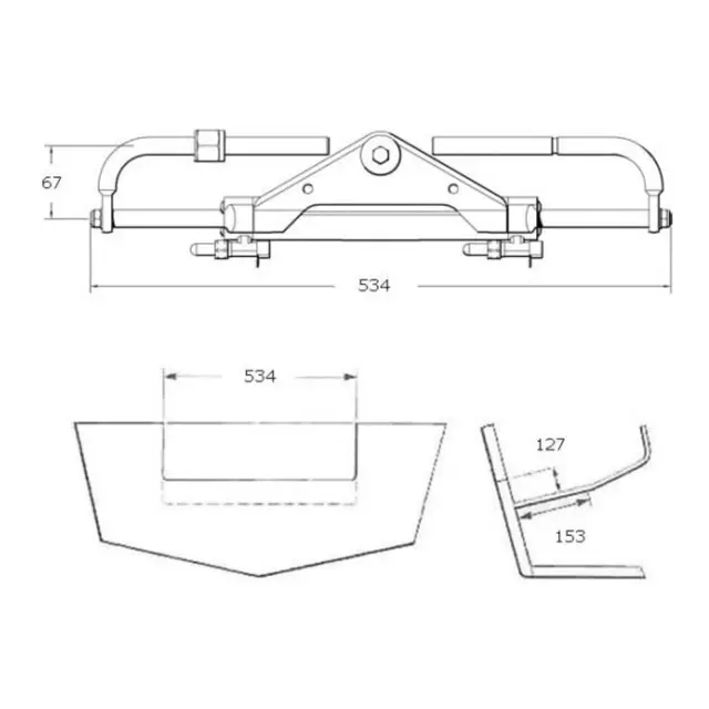TELEFLEX Styresylinder BayStar, Compact HC4645 