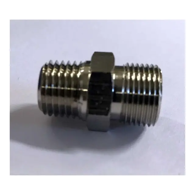 Rett Nippel, 3/8"-1/4" 600602 
