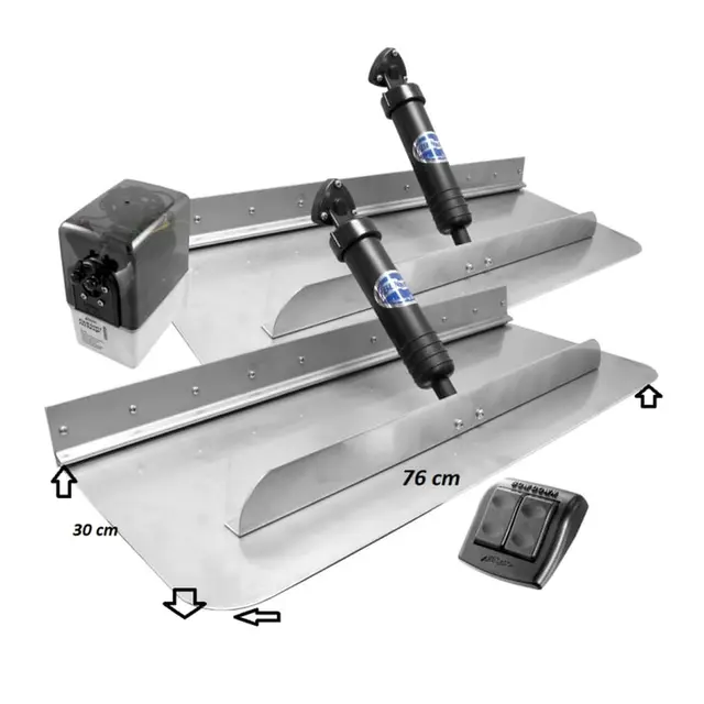 BENNETT Trimplan Elektro hydraulisk Komplett kit - 28 til 34 fot 