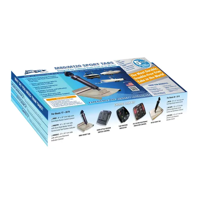 BENNETT M-80 Sportsplan pakke 8 x 10" 12V, båter -20 fot 