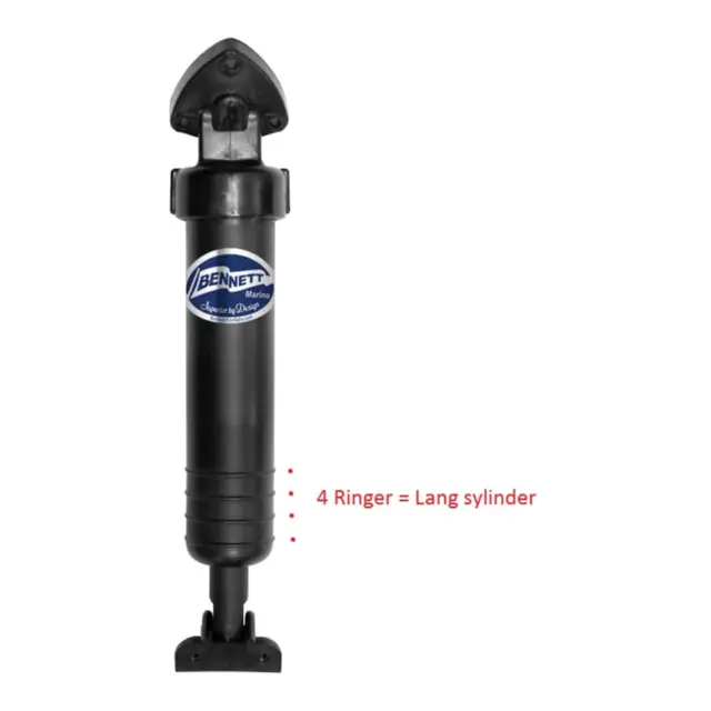 BENNETT Sylinder standard, 35cm inv.kobl Reserve# A1101A - innv.tilkobl - L:35cm 