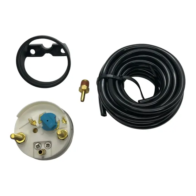 FARIA Vanntrykksmåler komplett 0-30 PSI Ø2" - Hvit bl.ring 