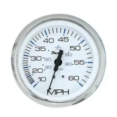 FARIA Fartsm&#229;ler 0-80 mph Chesapeake SS Whit - &#216; 4&quot;