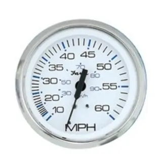 FARIA Fartsm&#229;ler 0-80 mph Chesapeake SS Whit - &#216; 4&quot;