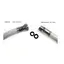 BARKA Dusjslange - 2m Hvit nylon - 5/8&quot;F - 9/16 M -&#160;TP2038/1