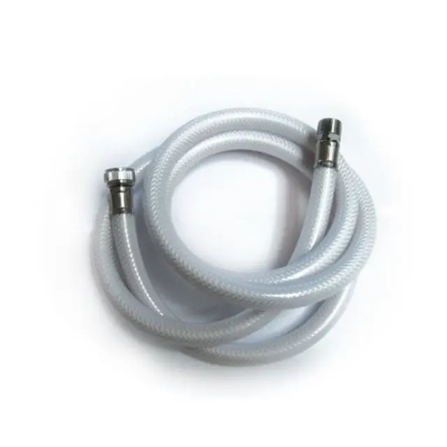 BARKA Dusjslange - 2m Hvit nylon - 5/8"F - 9/16 M - TP2038/1 
