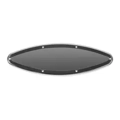 BOMAR Skrogvindu (Portlight) 124 x 398 # 515 - fast/lukket - elipse