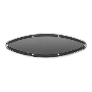 BOMAR Skrogvindu (Portlight) 124 x 398 # 515 - fast/lukket - elipse